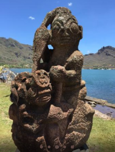 Nuku Hiva szobrok